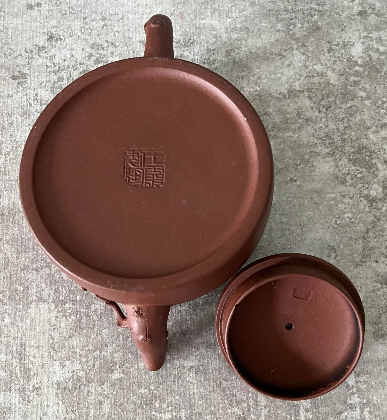 19th Century Traditional Yixing Zisha Clay Teapot- Marked - 5