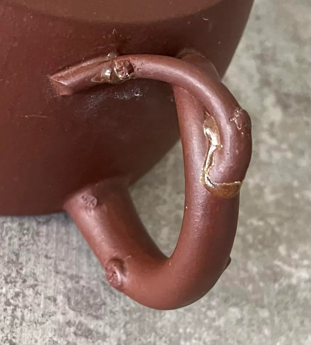 19th Century Traditional Yixing Zisha Clay Teapot- Marked - 8