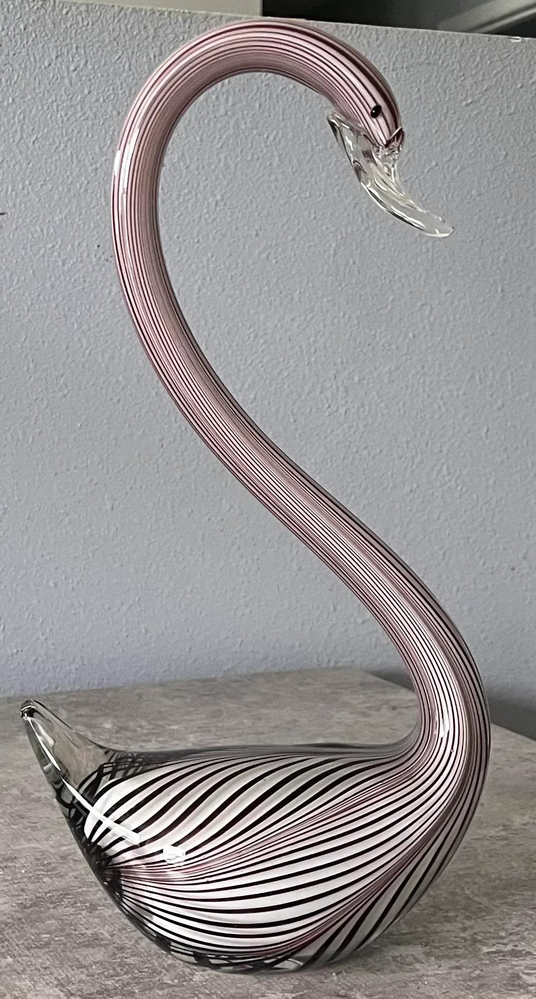 1960s Murano Art Glass Swan- Attributed to Cenedese - 9