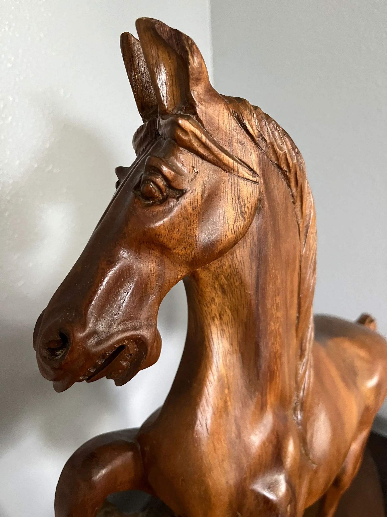 Early 20th Century Chinese Carving of a Rearing Horse - 7