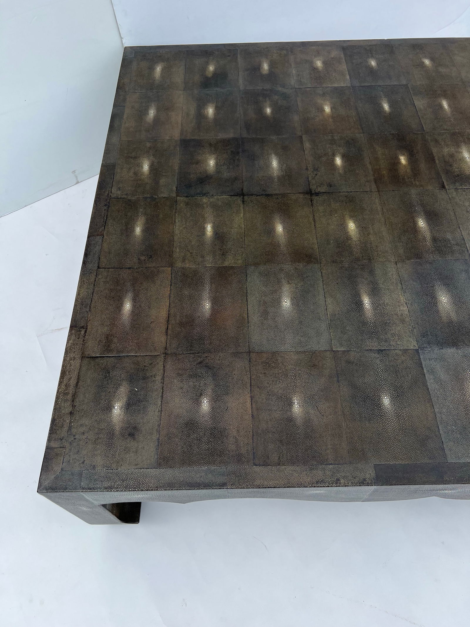 Shagreen Cocktail/Coffee Table After Jean-Michel Frank. - 10