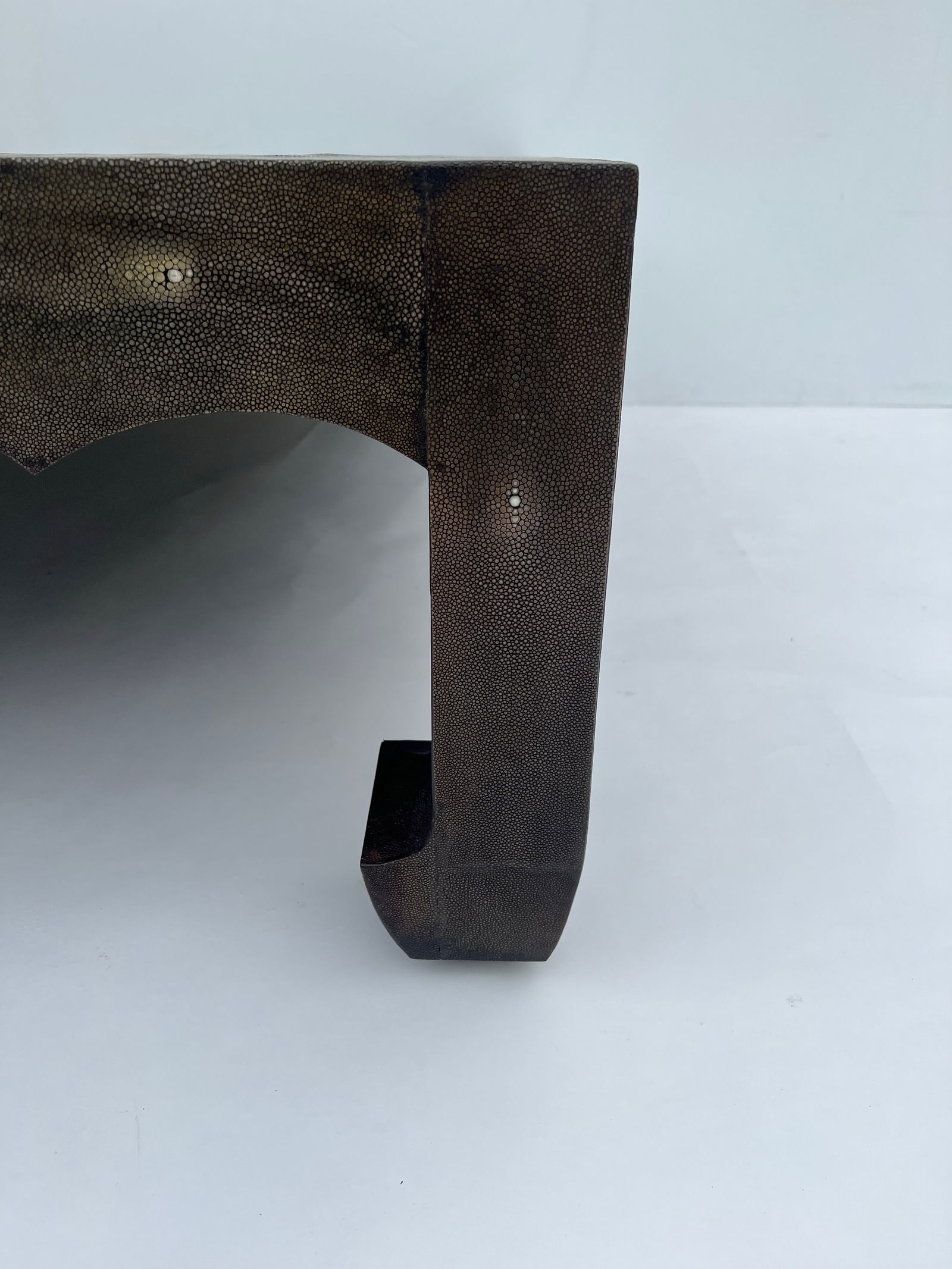 Shagreen Cocktail/Coffee Table After Jean-Michel Frank. - 11