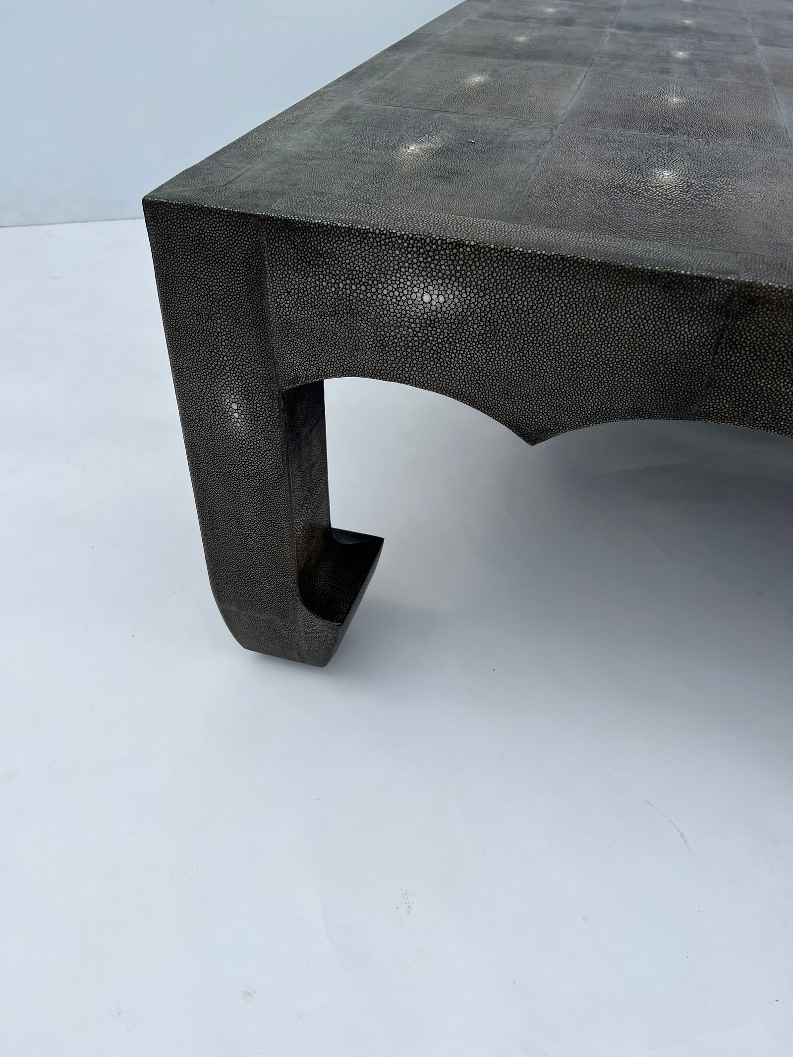 Shagreen Cocktail/Coffee Table After Jean-Michel Frank. - 7
