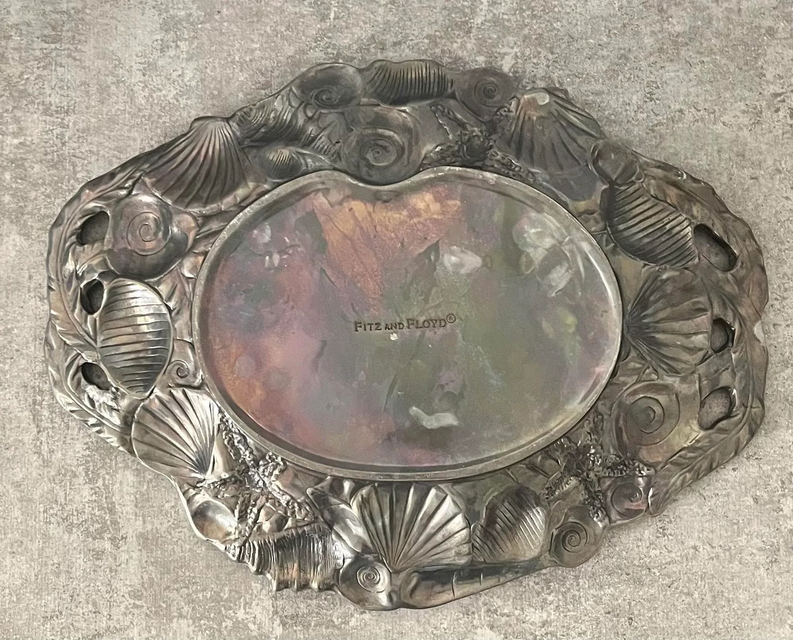 1980s Fitz and Floyd Seaside Serving Platter - 8