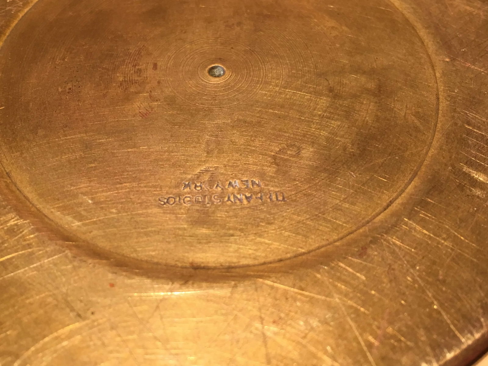 Antique Tiffany Studios Solid Brass Apothecary Mortar & Pestle - 10