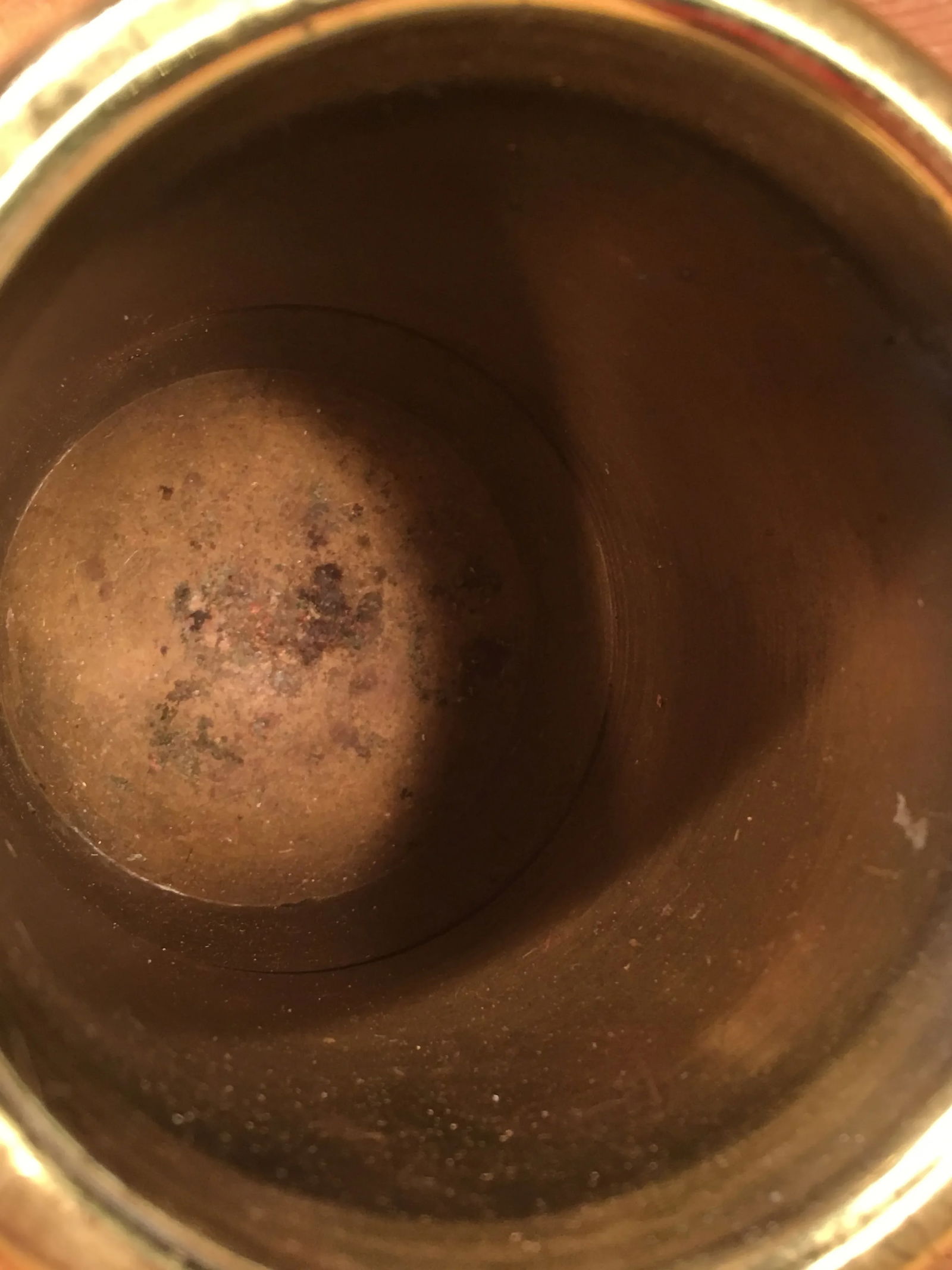 Antique Tiffany Studios Solid Brass Apothecary Mortar & Pestle - 4