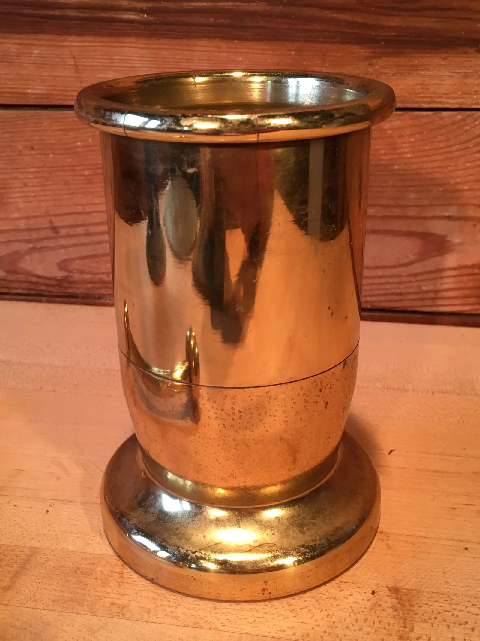 Antique Tiffany Studios Solid Brass Apothecary Mortar & Pestle - 7