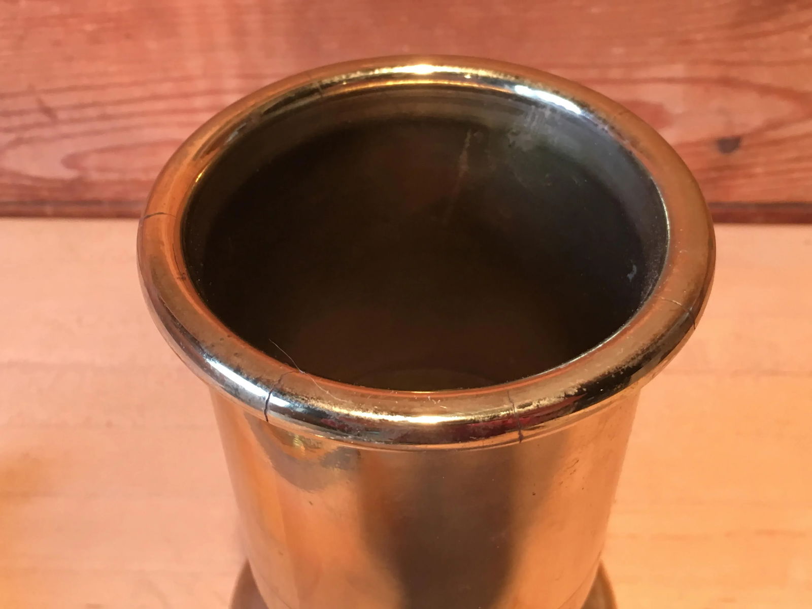 Antique Tiffany Studios Solid Brass Apothecary Mortar & Pestle - 9