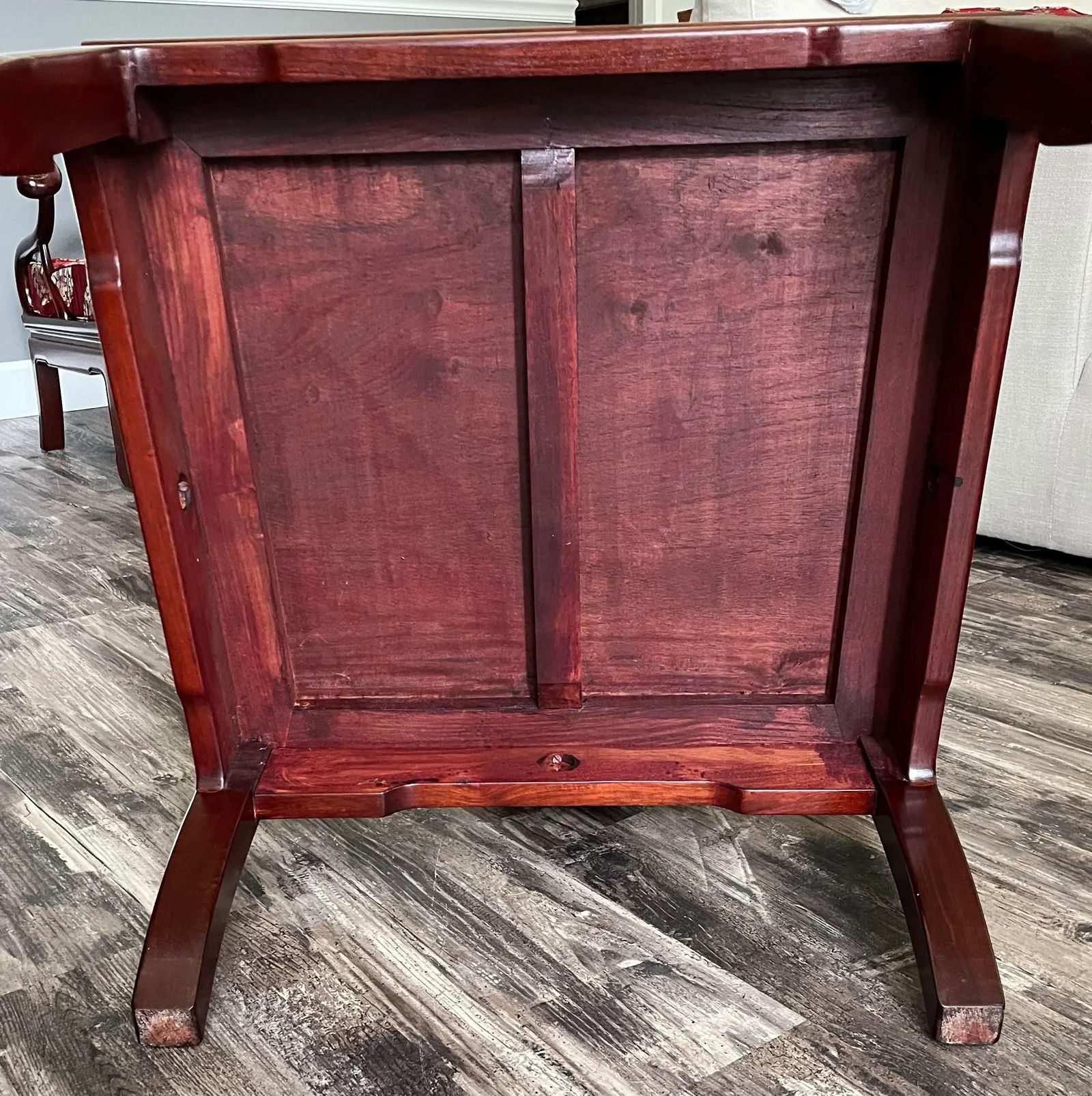 Late 19th Century Ming Style Horseshoe Settee and Chairs in Rosewood- 3 Pieces - 11