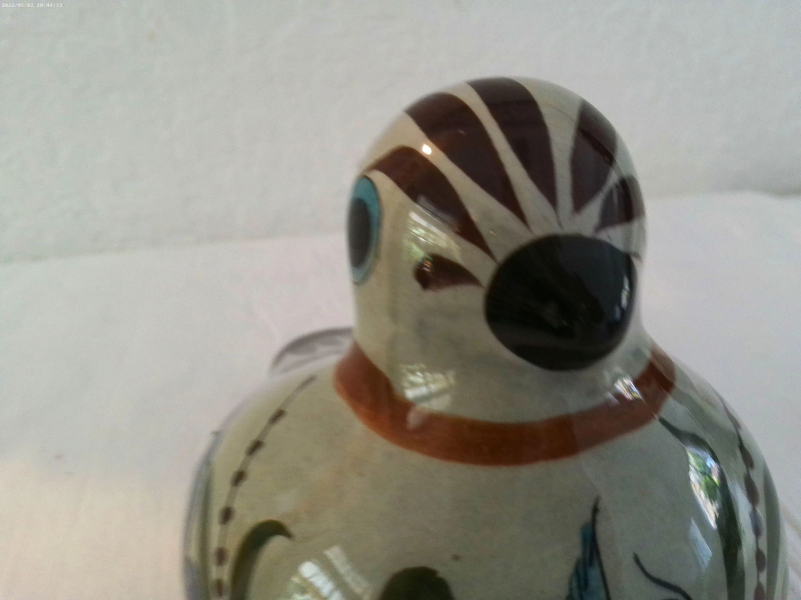 1970s Mexican Talavera Pottery Figural Dove - 4