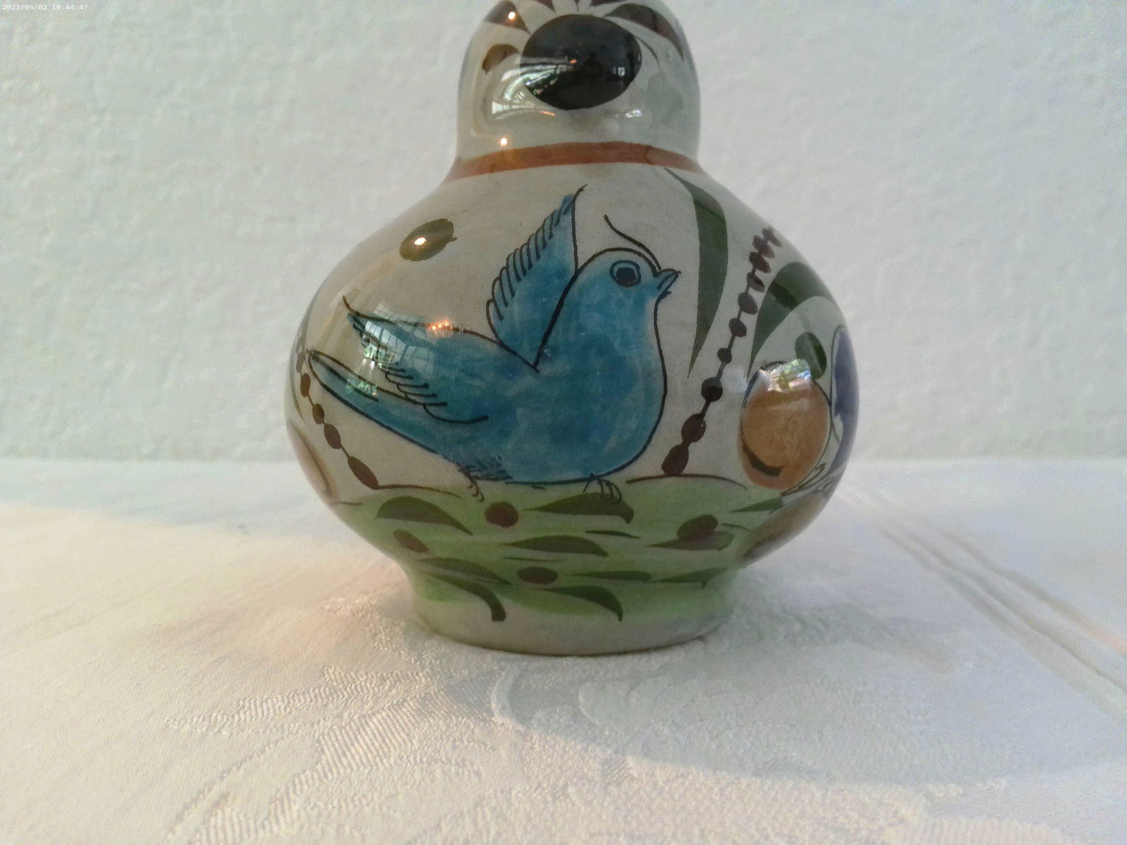 1970s Mexican Talavera Pottery Figural Dove - 5