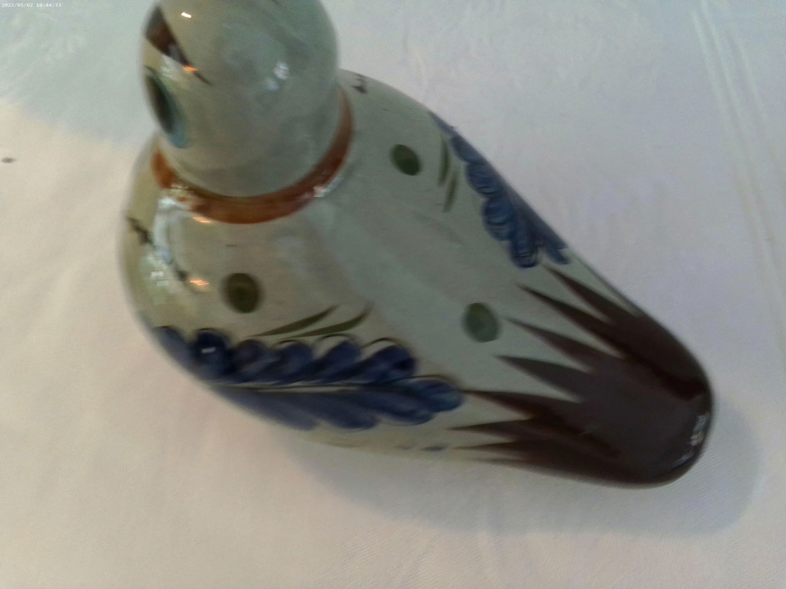1970s Mexican Talavera Pottery Figural Dove - 6