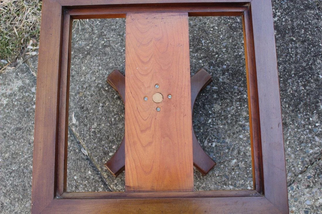 Townsend Manufacturing Co. Dark Travertine End Tables - A Pair - 8