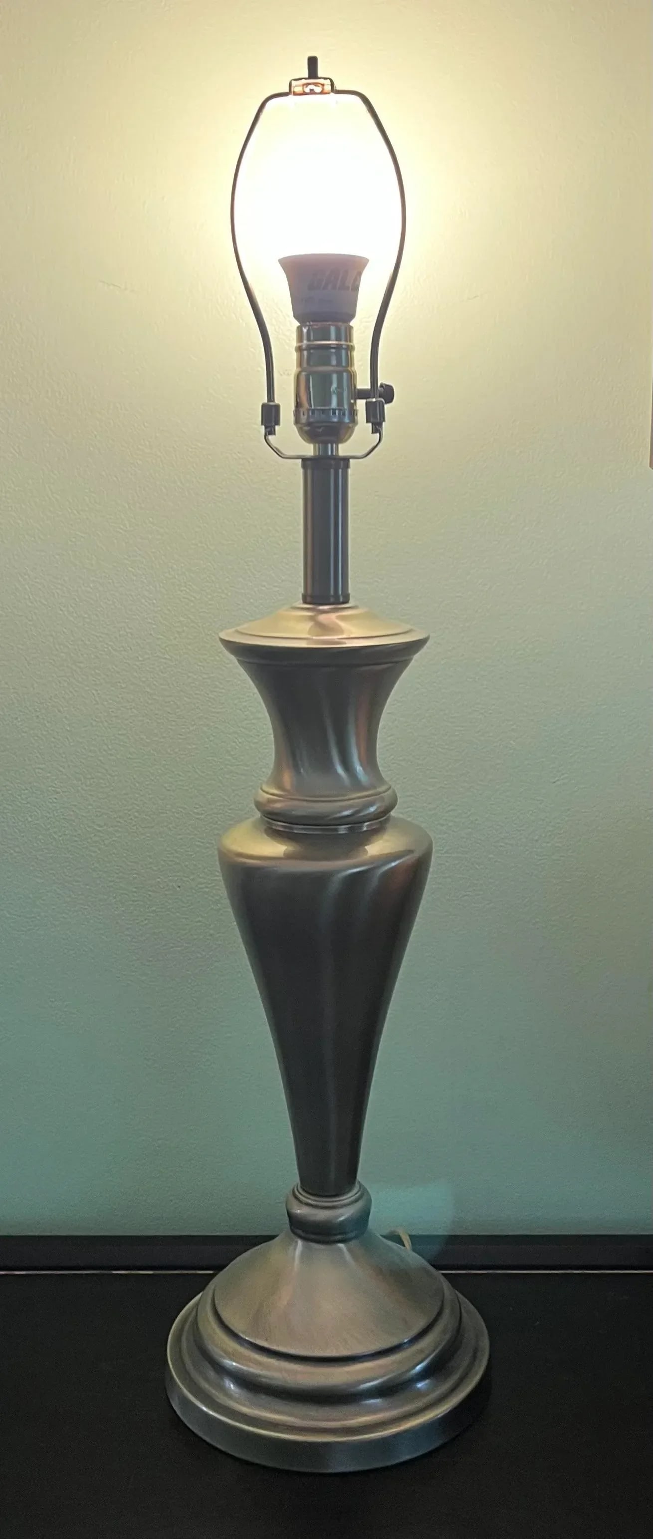 1970s Tall Stiffel Brass Table Lamp - 2