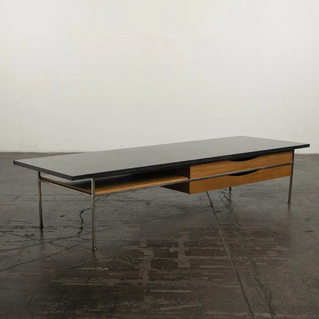 1950s Paul McCobb Black Marble Coffee Table for Calvin - 13