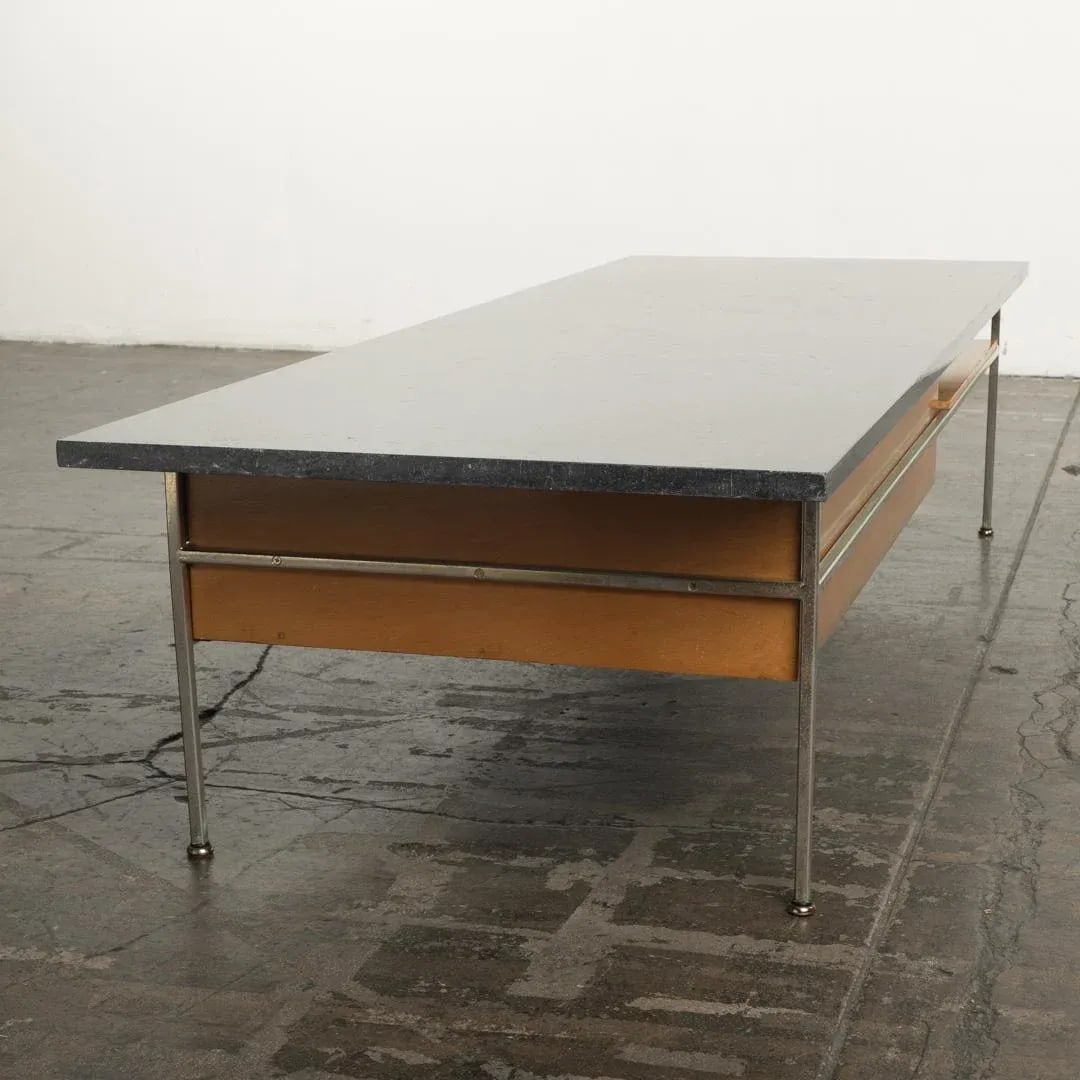 1950s Paul McCobb Black Marble Coffee Table for Calvin - 6