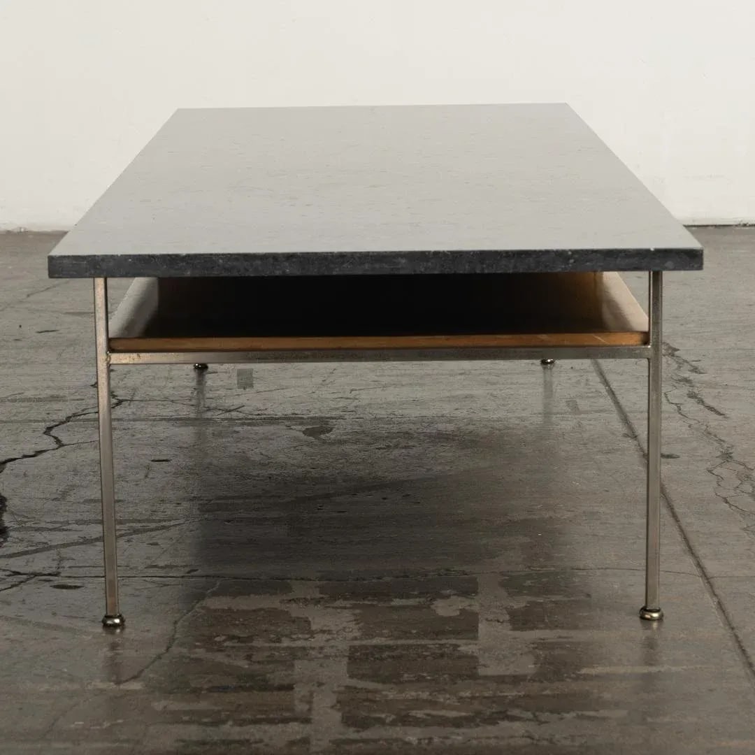 1950s Paul McCobb Black Marble Coffee Table for Calvin - 8