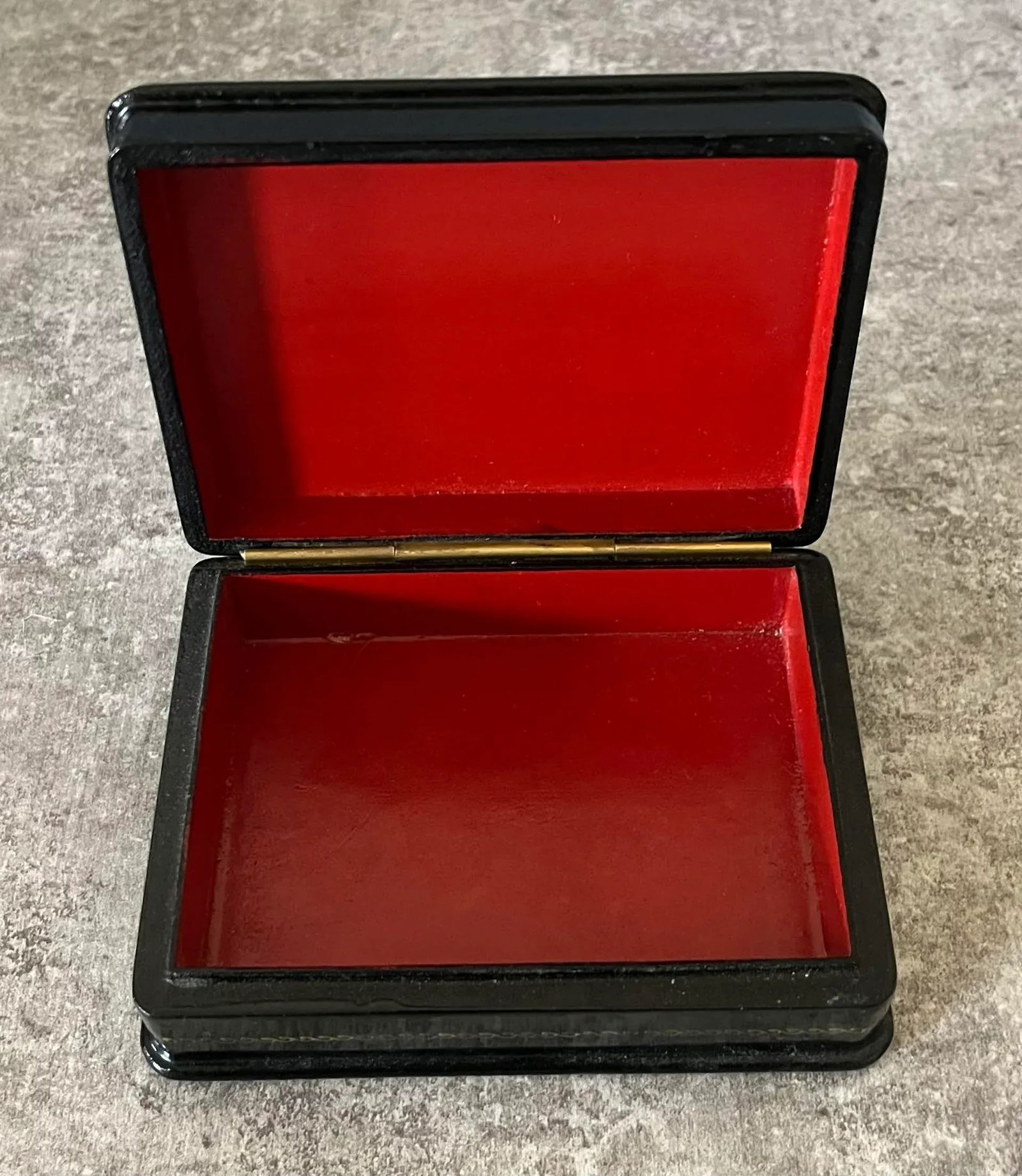 1970s Hand Painted Russian Trinket Box - 3