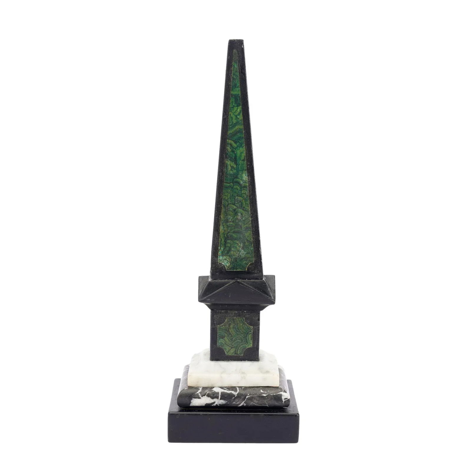 Painted Slate & Marble Obelisk, 1840 - 4