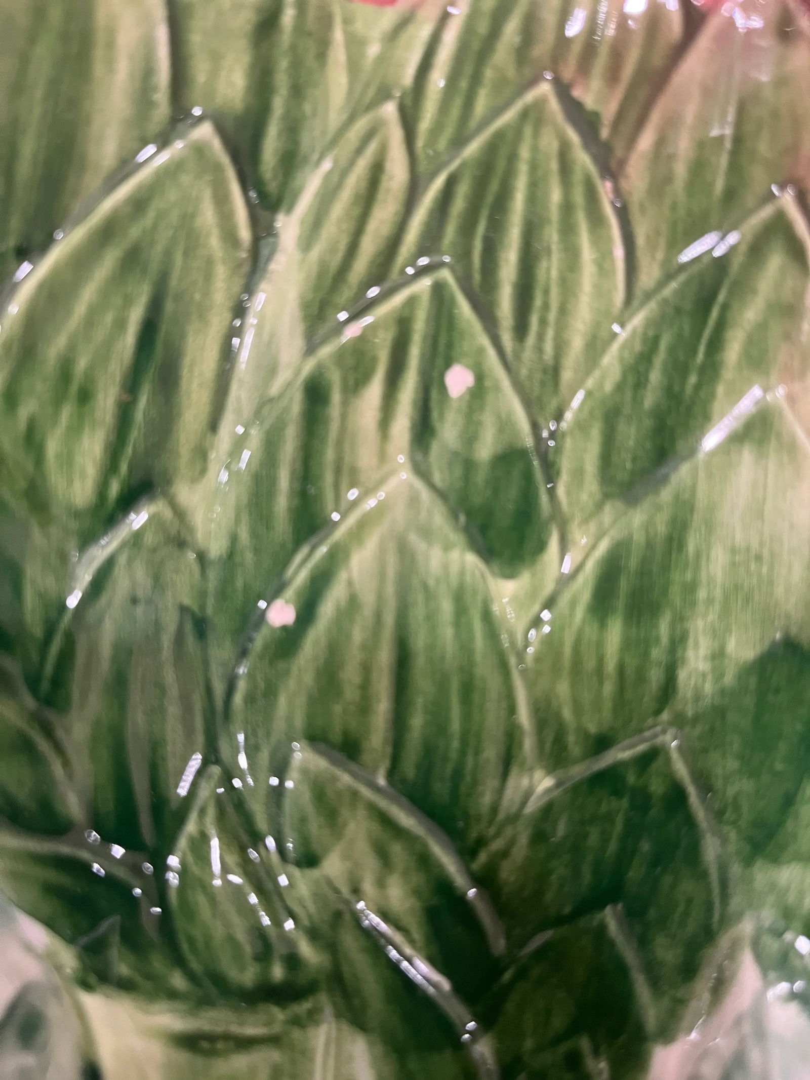 1970s Handpainted Artichoke Dish From Italy - 6