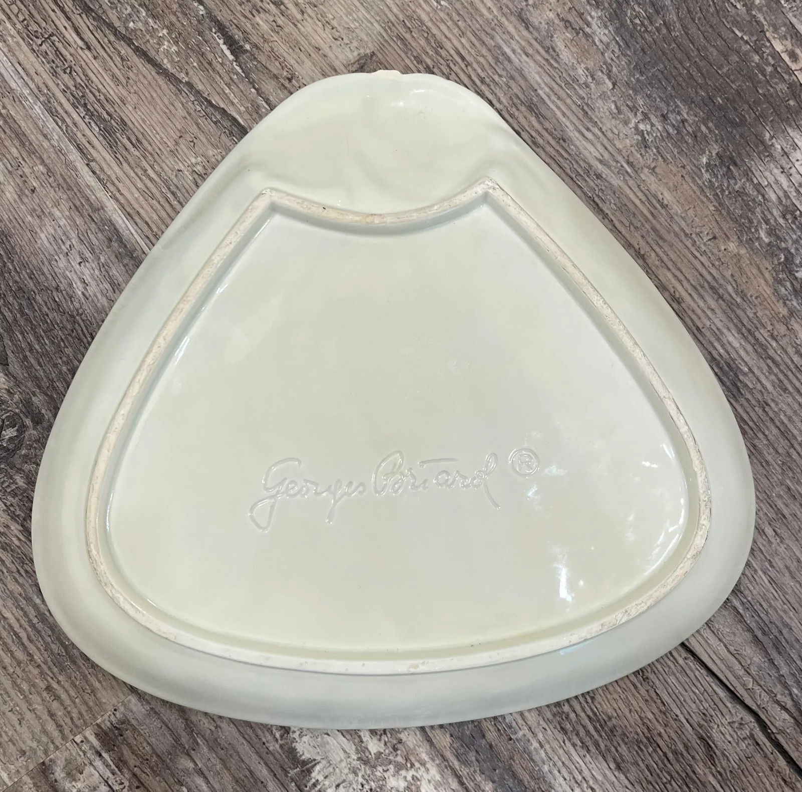 1960s Georges Briard Peach Small Serving Plate - 3