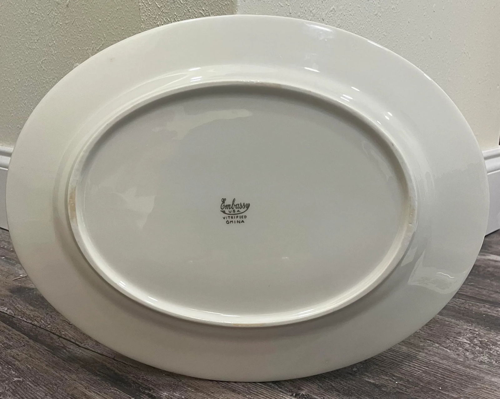 1970s Large Turkey Serving Platter Styled After Homer Laughlin - 3