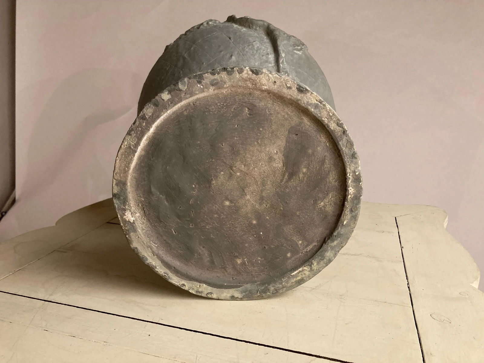 Mid 20th Century Serge Roche Style Plaster Globe of the Earth - 9