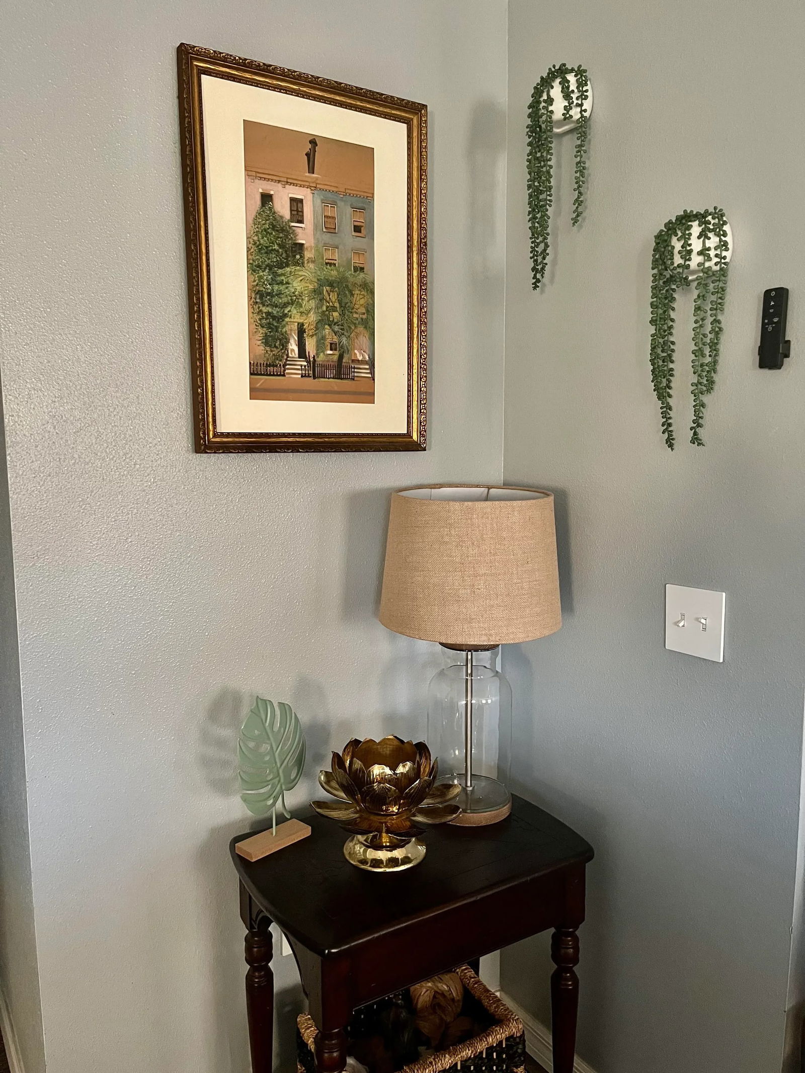 Mid 20th Century Etched Brass Lotus Candlestick Holder in the Manner of Parzinger - 2