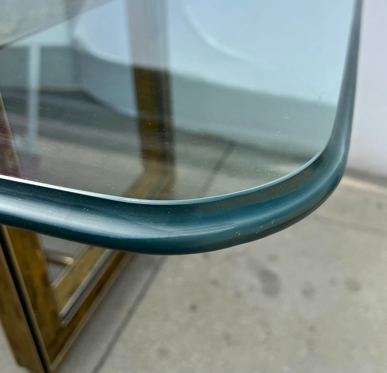 1970s Bernhard Rohne Acid-Etched Brass Dining Set. - 11