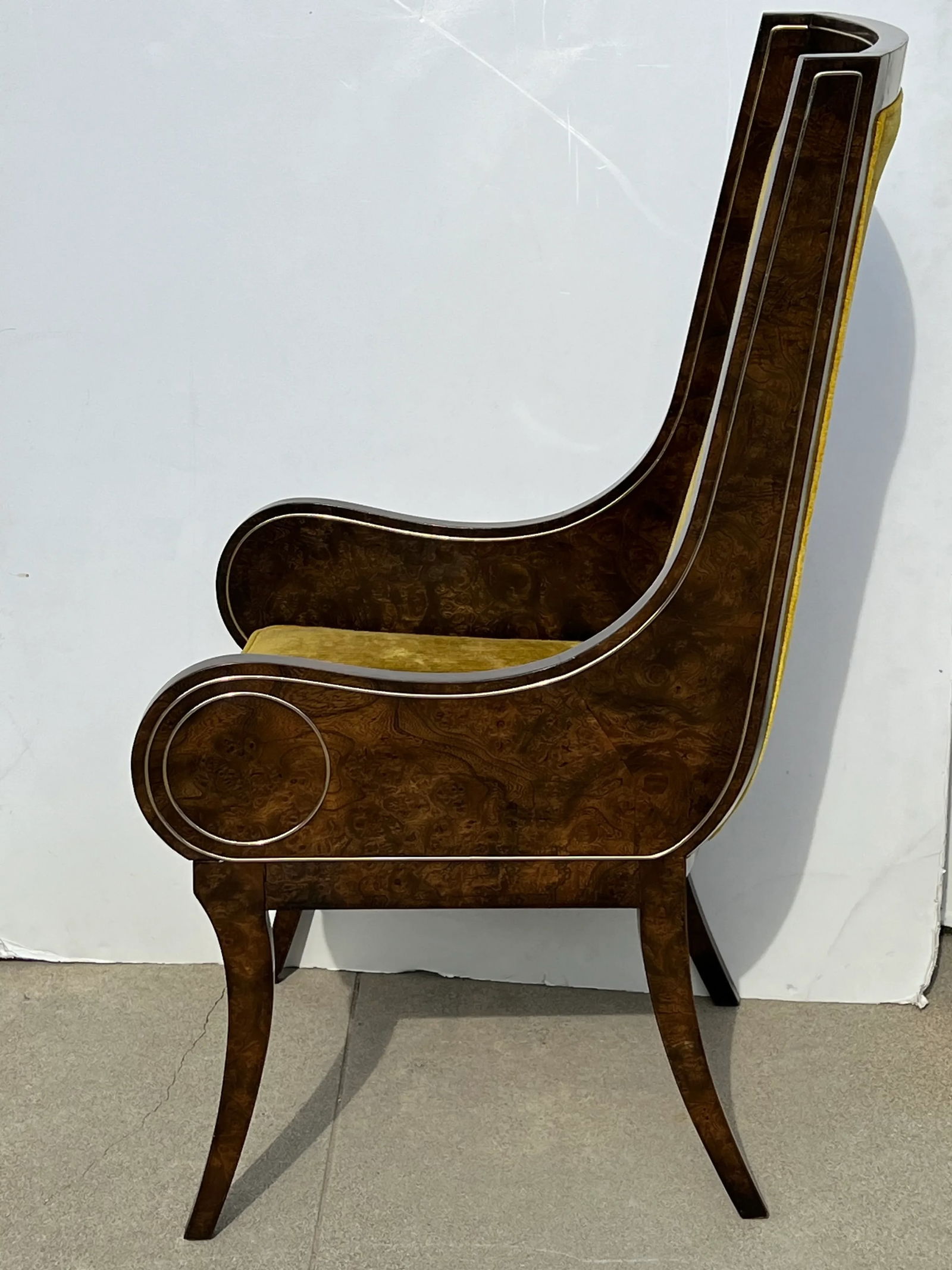 1970s Bernhard Rohne Acid-Etched Brass Dining Set. - 3