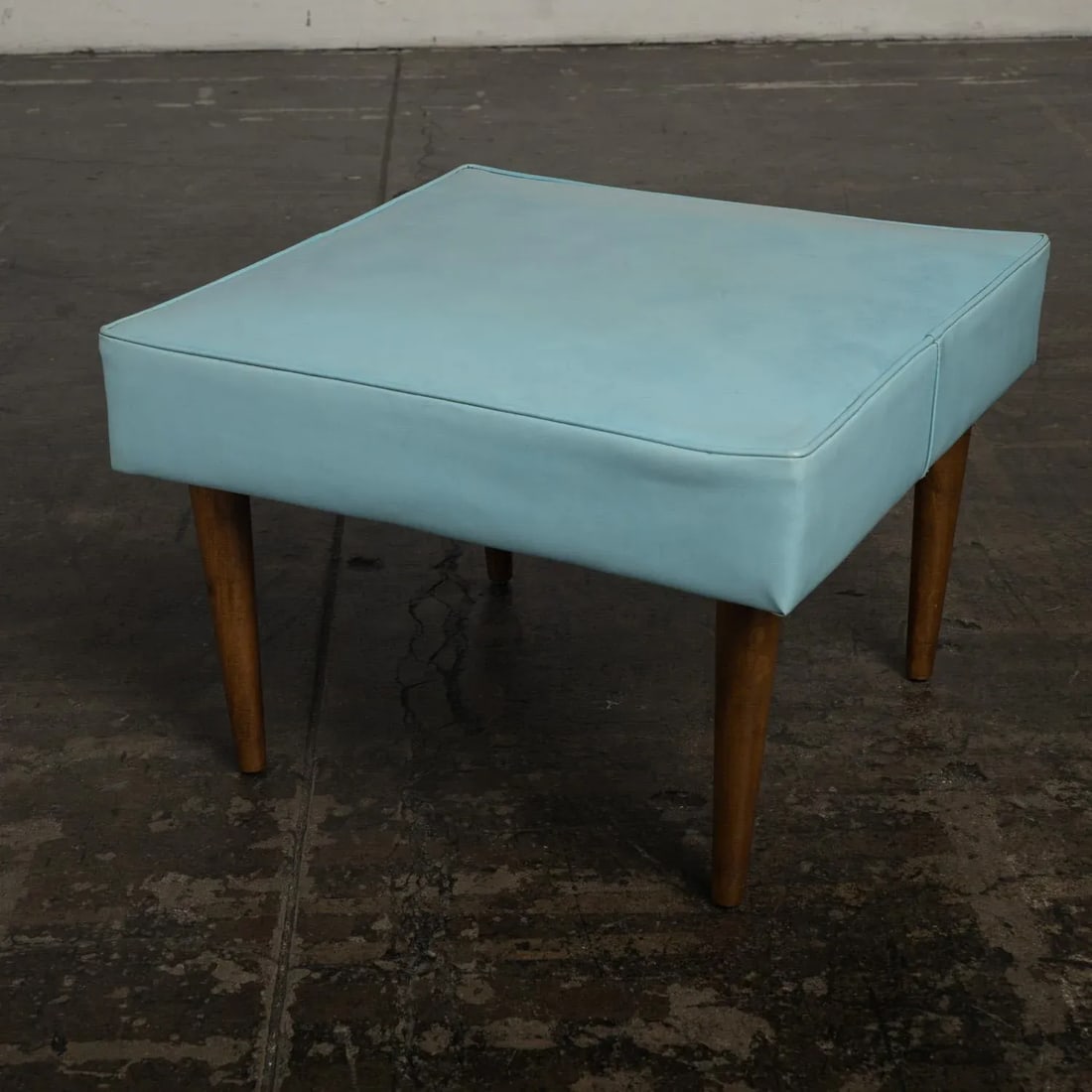 1950s Original Milo Baughman Thayer Coggin Ottoman Stool Signed - 4