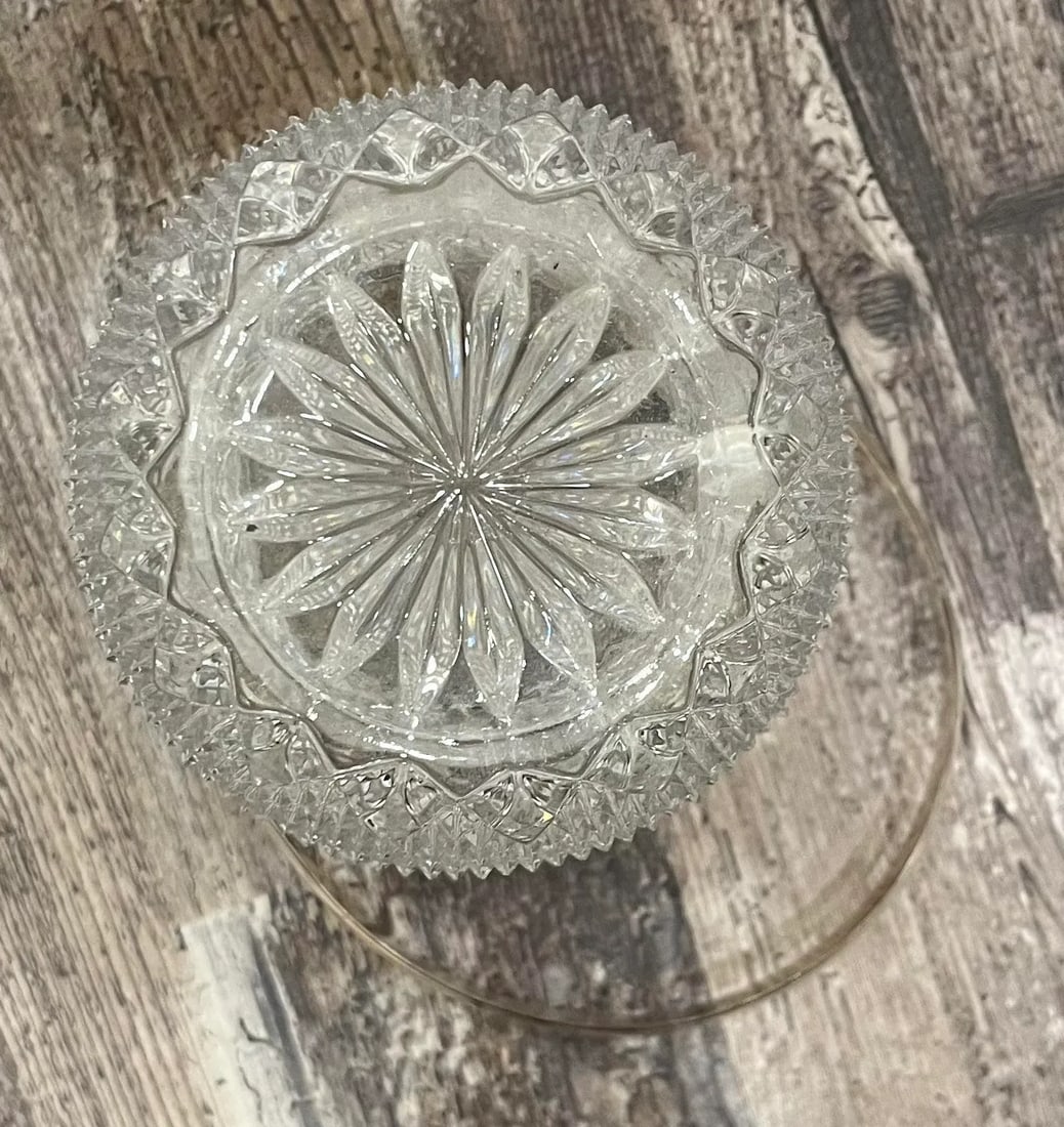 1980s Fb Rogers Silver-Tone Metal and Lead Crystal Ice Bucket - 9