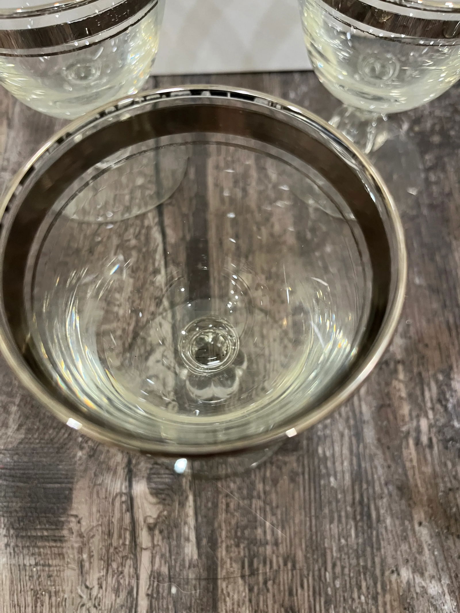 1960s Dorothy Thorpe Mid Century Modern Champagne Coupes- Set of 6 - 3