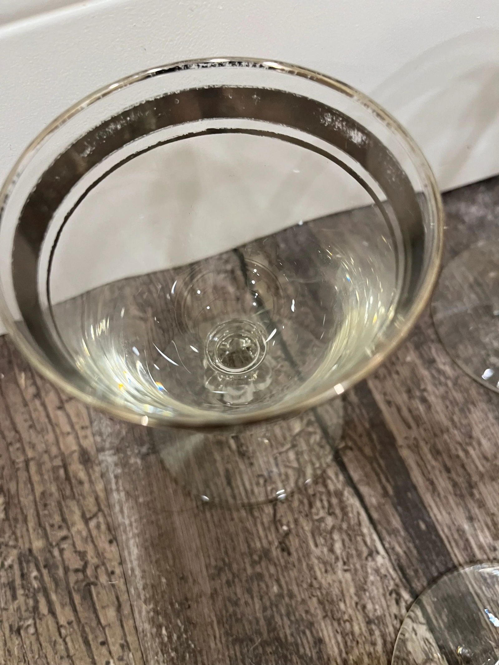 1960s Dorothy Thorpe Mid Century Modern Champagne Coupes- Set of 6 - 4