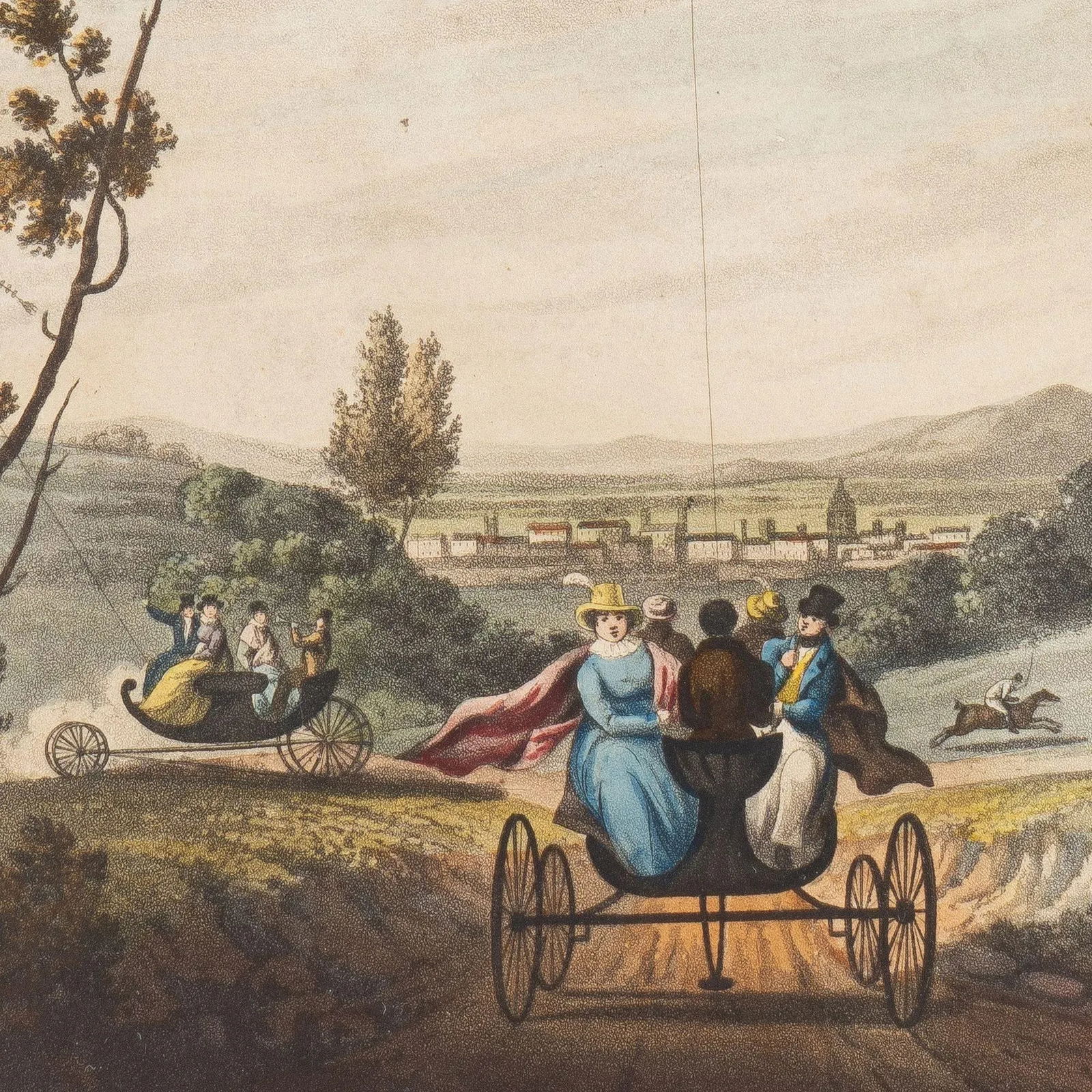 Charvolents Travelling in Various Directions With the Same Wind by S. Colman, 1827 - 8