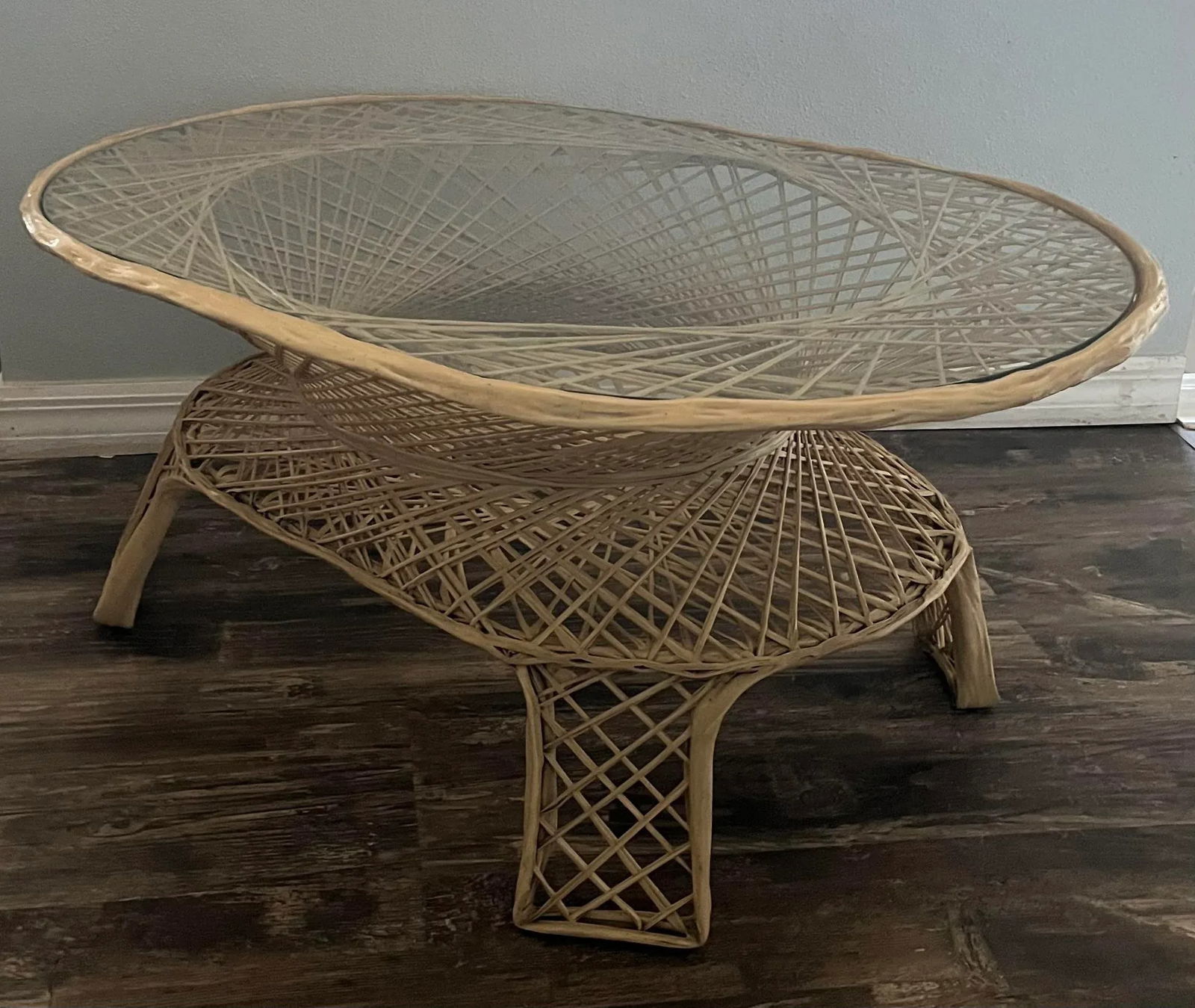 1960s Mid Century Attributed to Russell Woodard Spun Fiberglass Coffee Table - 3