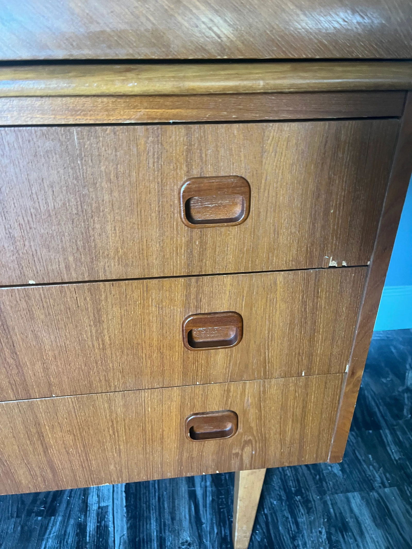 1960s Egon Ostregaard Danish Teak Rolltop Secretary Desk - 2