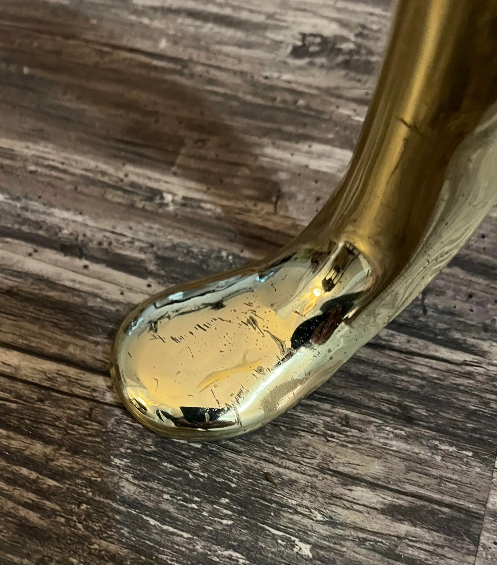 1960s LaBarge Smoked Glass Top Side Table - 8