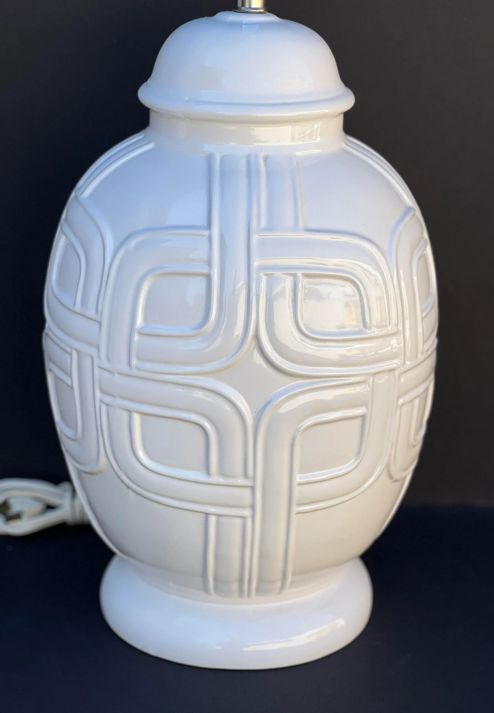 Mid-Century Ceramic Table Lamps, Pair - 5