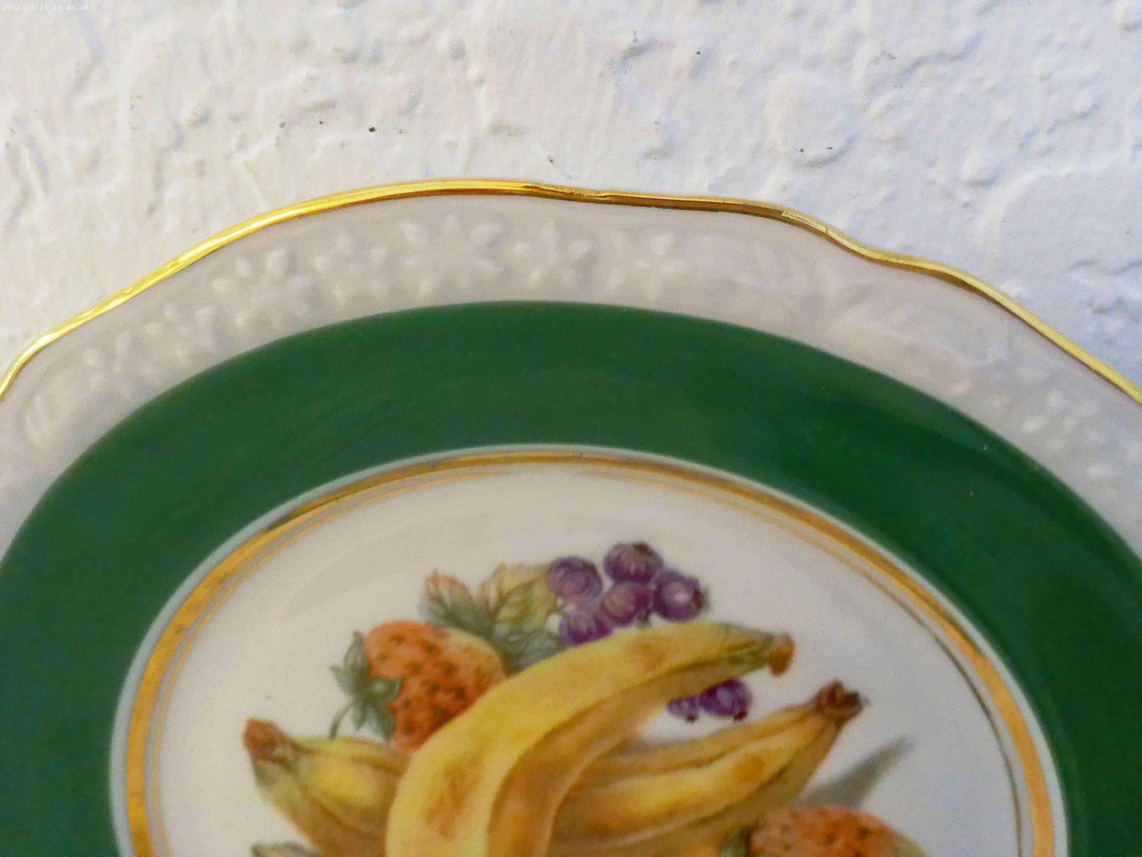 Vintage Imperial Bavaria Fruit Plates, Set of 3 - 5