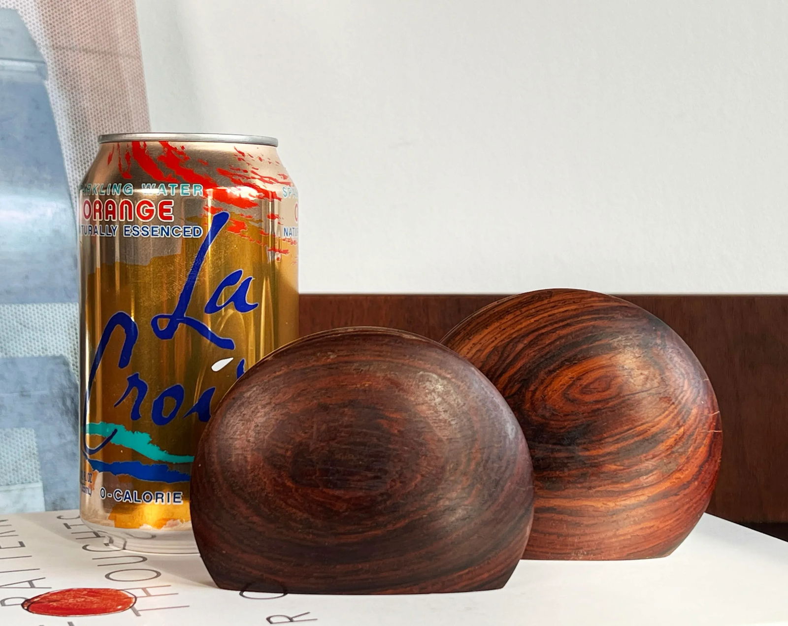 Mid Century Danish Modern Rosewood Disc Salt & Pepper Shakers - a Pair - 2