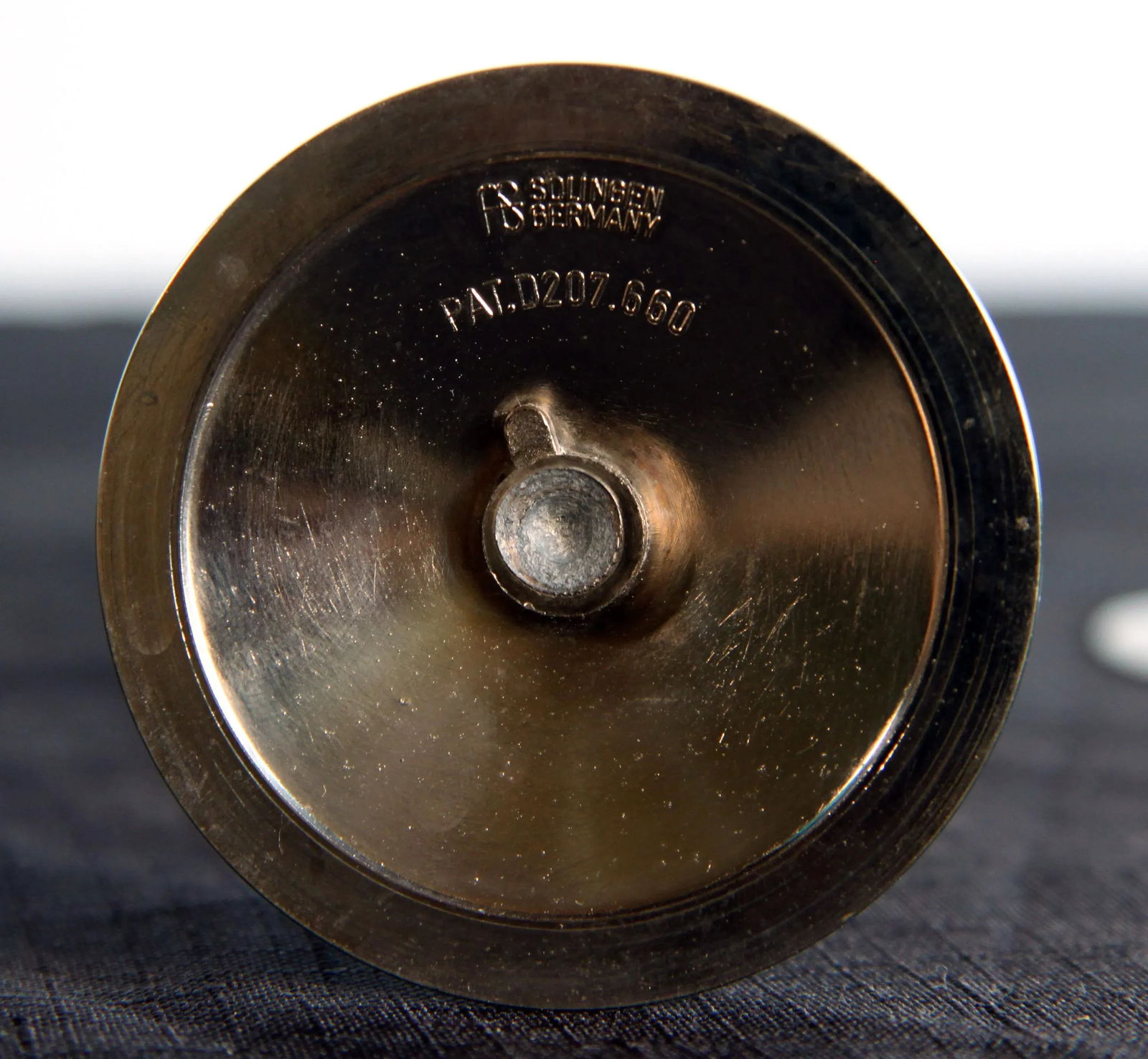 Vintage Mid Century Modern Solingen German Chrome Candle Sticks - a Pair - 7