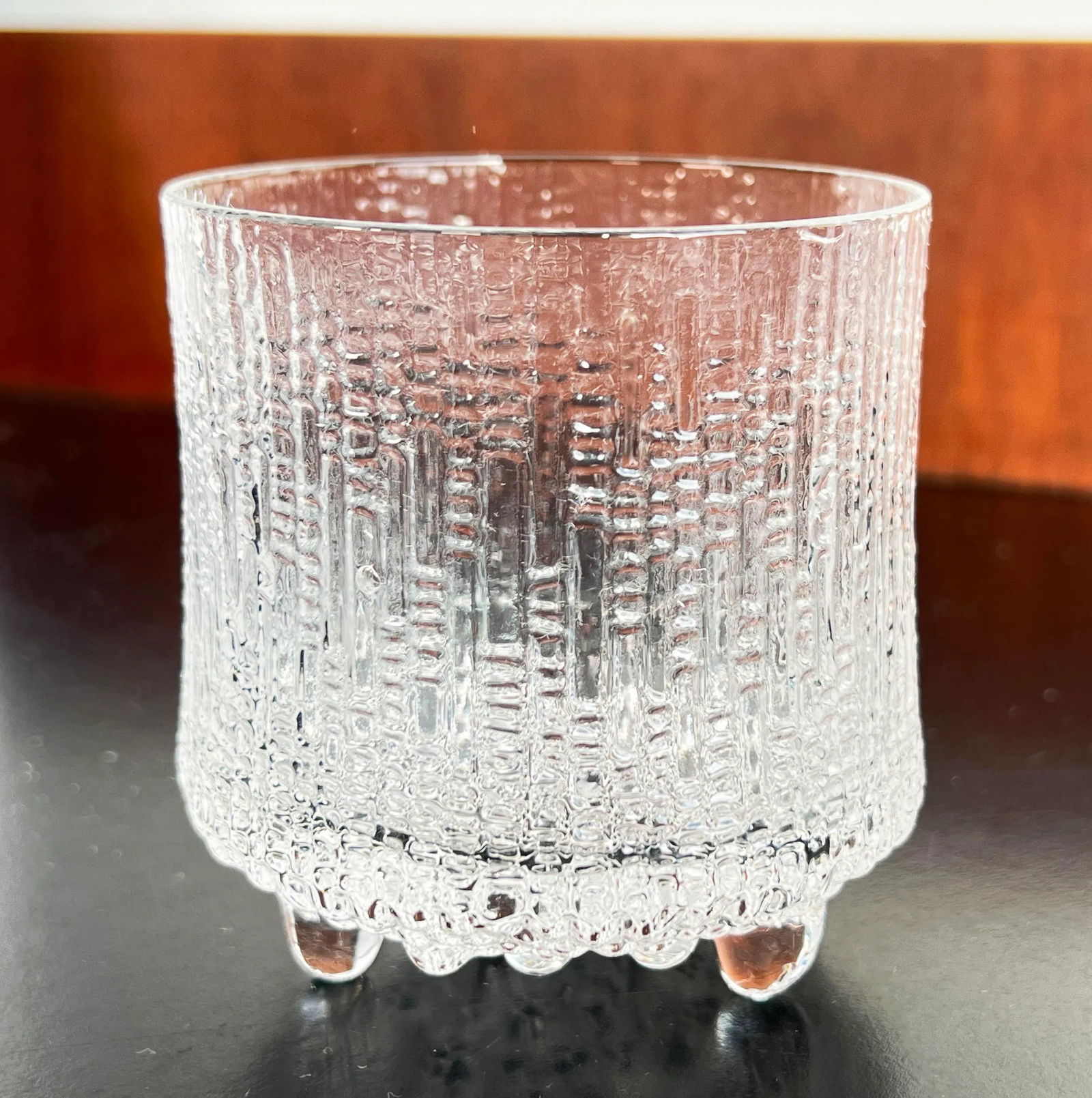 Vintage C.1960's Ultima Thule Whiskey Old Fashioned Glass by Tapio Wirkkala for Iittala - 3
