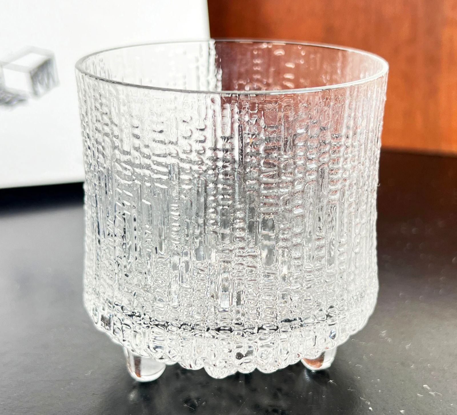 Vintage C.1960's Ultima Thule Whiskey Old Fashioned Glass by Tapio Wirkkala for Iittala - 4