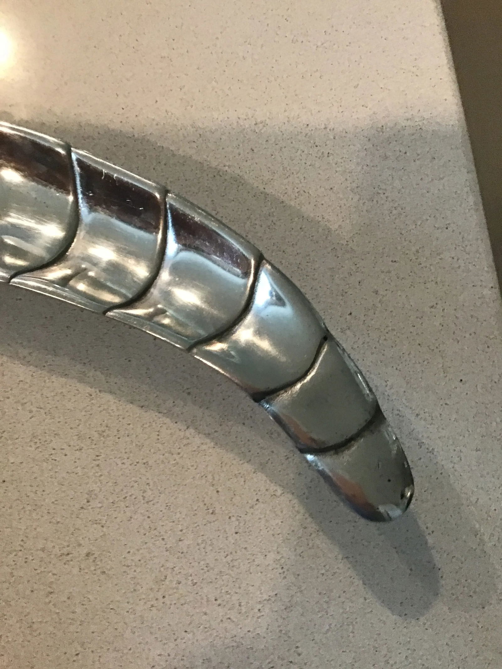 Dragonfly Serving Piece 1980s Mariposa Aluminum Dragonfly Serving Platter, Made in Mexico - 3