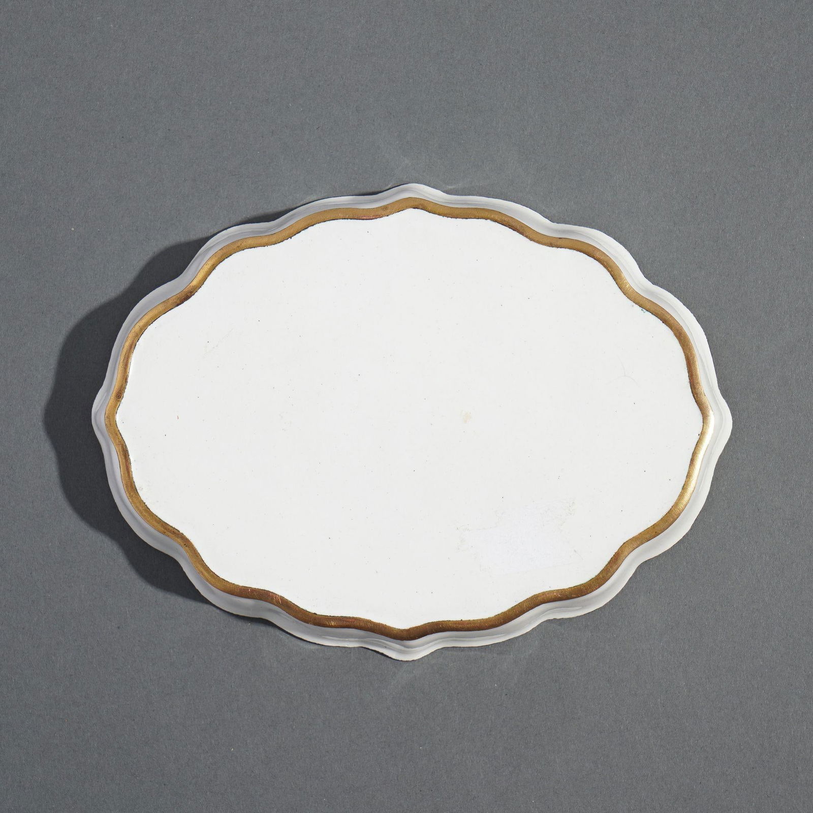 Chinese Enameled Pin Tray Decorated With Mums & Cherry Blossoms, 1950's - 7