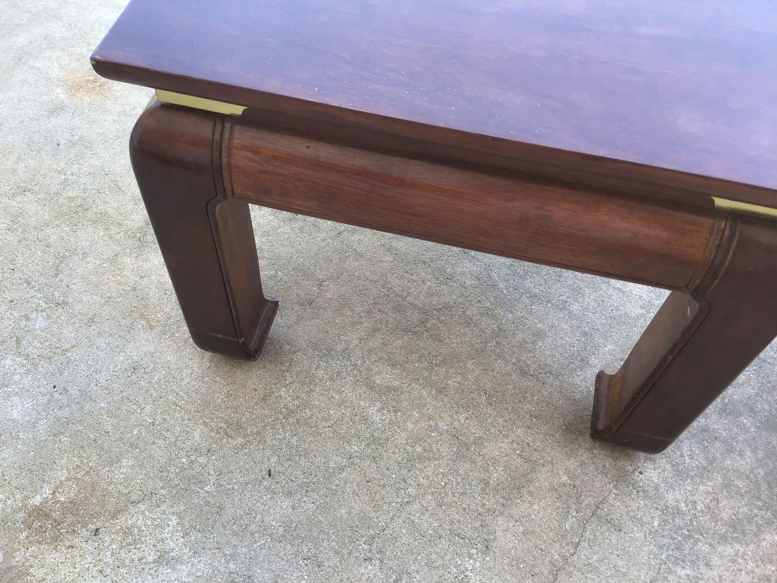 1970s Chinoiserie Style Console Table with benches - Set of 3 - 8