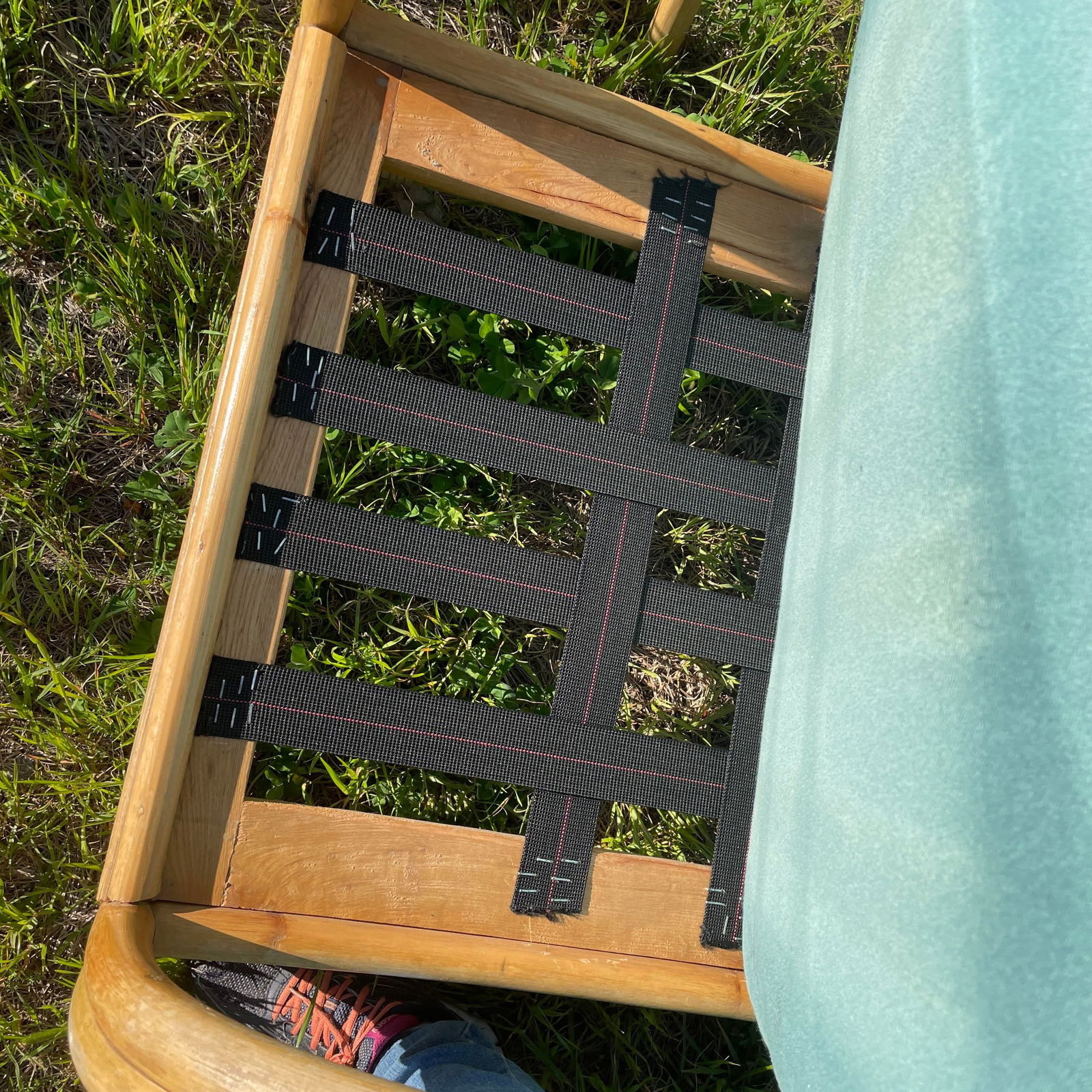 1980s Bamboo and Rattan Outdoor Patio Furniture Set- 4 Pieces - 5