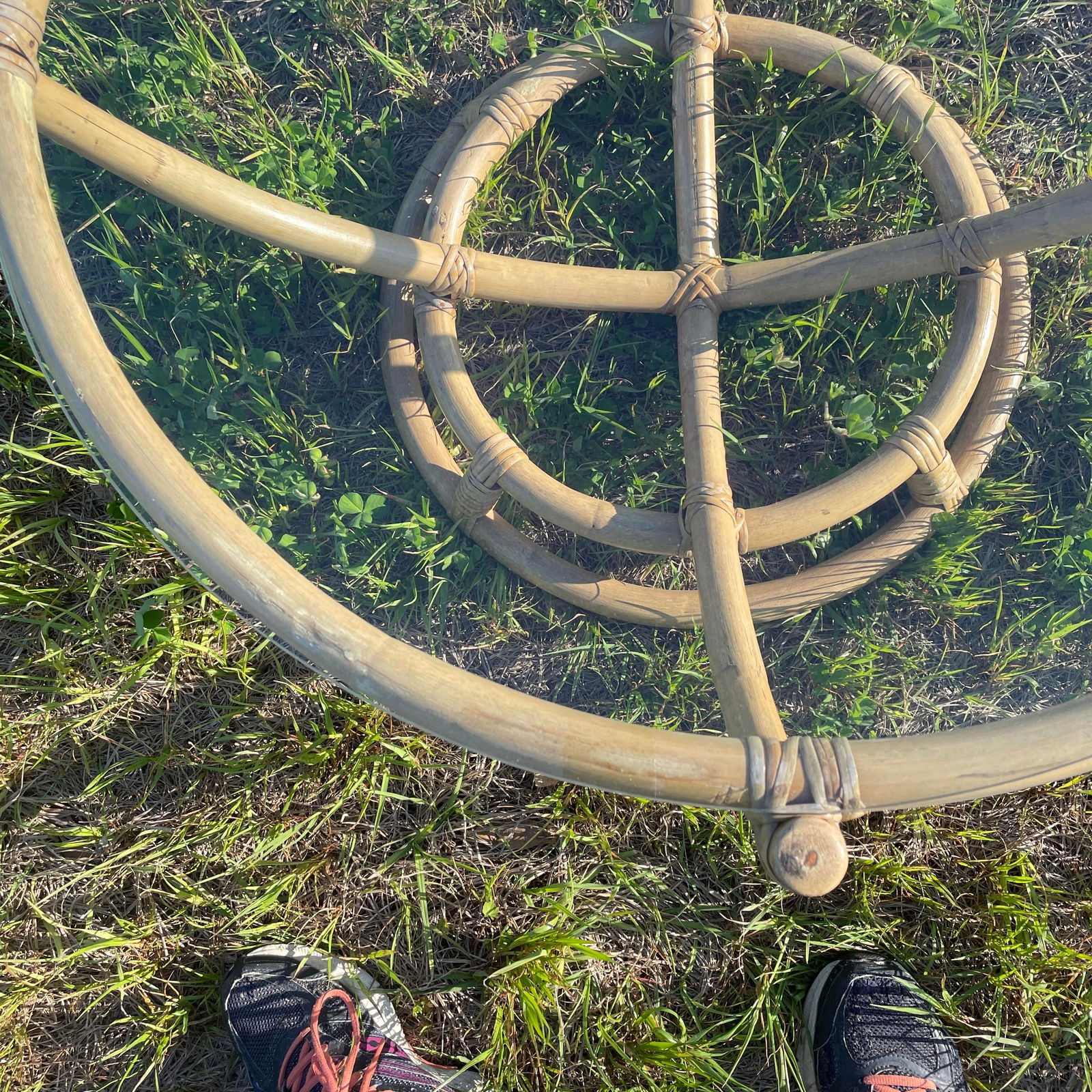 1980s Bamboo and Rattan Outdoor Patio Furniture Set- 4 Pieces - 8