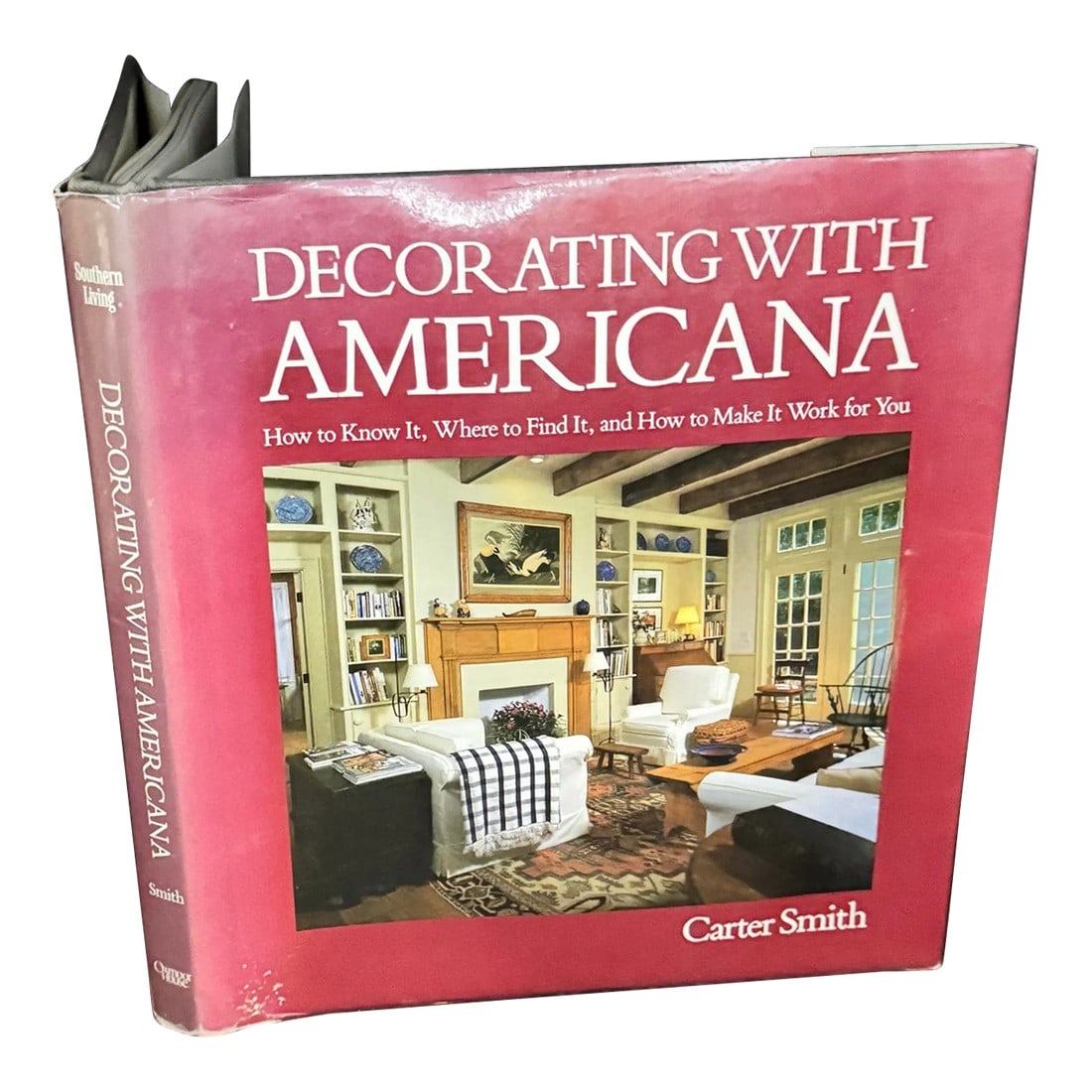 1980's "Decorating With Americana" Hardback Book: Learn how to infuse your home with the timeless charm of Americana décor. "Decorating with Americana" offers step-by-step guidance, inspirational ideas, and practical tips to create a warm and